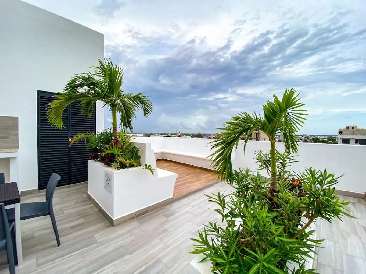פלאייה דל כרמן Shiny Studio On 5Th Ave With Pool And Gym Steps To Beach מקסיקו