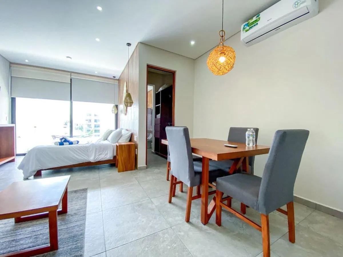 פלאייה דל כרמן Shiny Studio On 5Th Ave With Pool And Gym Steps To Beach דירה פלאייה דל כרמן